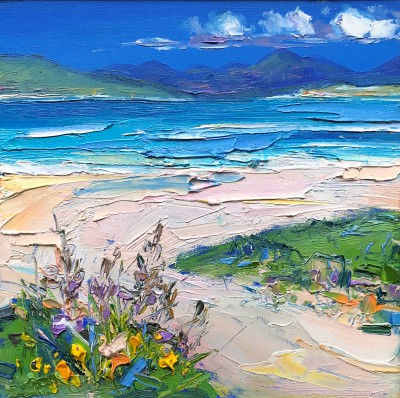 Flowers amongst Grasses by the Shore, Harris